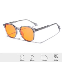 Lunettes E-sport en gros pour femmes et hommes, anti-lumière bleue, protection oculaire, verres PC orange