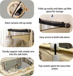 Portatile pieghevole Pet box per cani e gatti pieghevole in tenda da viaggio per cani e gatti - Product Image 4