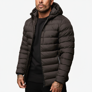 Léger nouveau Design personnalisé chaud plume hiver extérieur bouffant vers le bas 2025 personnalisé haute qualité bouffant bulle vestes pour hommes - Product Image 1