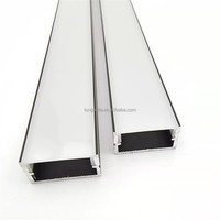 Profilé linéaire en aluminium extrudé massif avec fente pour solutions d'éclairage LED encastré en intérieur