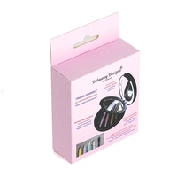 Caja de Papel Plegable Impresa Personalizada, Caja de Embalaje para Venta al por Menor, para Kit de Cejas, Herramientas de Belleza, Accesorios Cosméticos