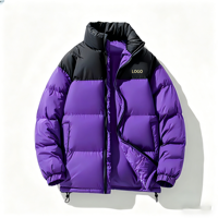Veste d'hiver réversible en duvet de style gothique classique 1996 en PU personnalisé, grande taille, chaude, confortable et résistante au froid
