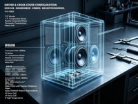 Altavoz Pasivo Comercial HD12 de 12 Pulgadas, 8Ω, Tweeter Faital, Gabinete de Madera CNC para Escenarios en Vivo e Instalaciones en Locales