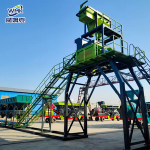 Stasiun Pencampur Beton Portabel <span class=keywords><strong>JS1000</strong></span> Tanpa Pondasi, Kapasitas 60 M³/jam, Pabrik Pembuatan Semen Bergerak - Product Image 5