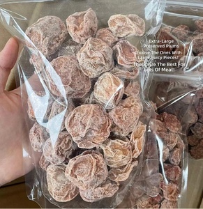 Fruta Deshidratada Natural y Saludable para Bebés, Ciruelas Secas Saladas Li Hing Mui, Venta al por Mayor de Fruta Deshidratada, Snack de Fruta Seca Grande - Product Image 4