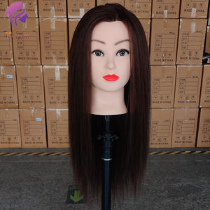 Tête <span class=keywords><strong>de</strong></span> mannequin asiatique pour l'entraînement aux <span class=keywords><strong>cheveux</strong></span> humains, tête <span class=keywords><strong>de</strong></span> mannequin à <span class=keywords><strong>cheveux</strong></span> courts avec <span class=keywords><strong>cheveux</strong></span> pour l'entraînement à l'enseignement et au coiffage - Product Image 5