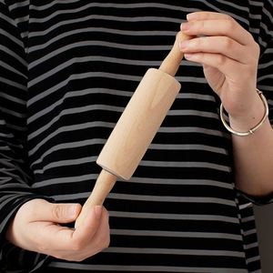 Rodillo de Madera de Haya de 25 cm Antiadherente para Hornear Pizza y Galletas - Product Image 6