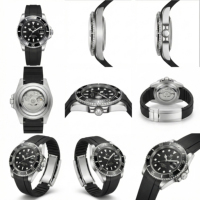 Montre mécanique de luxe pour homme, unique, 3D, démontable, mouvement squelette, fond transparent, automatique