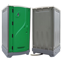 Cabine de douche portable en plastique pour chantier de construction, toilettes mobiles, portable en extérieur