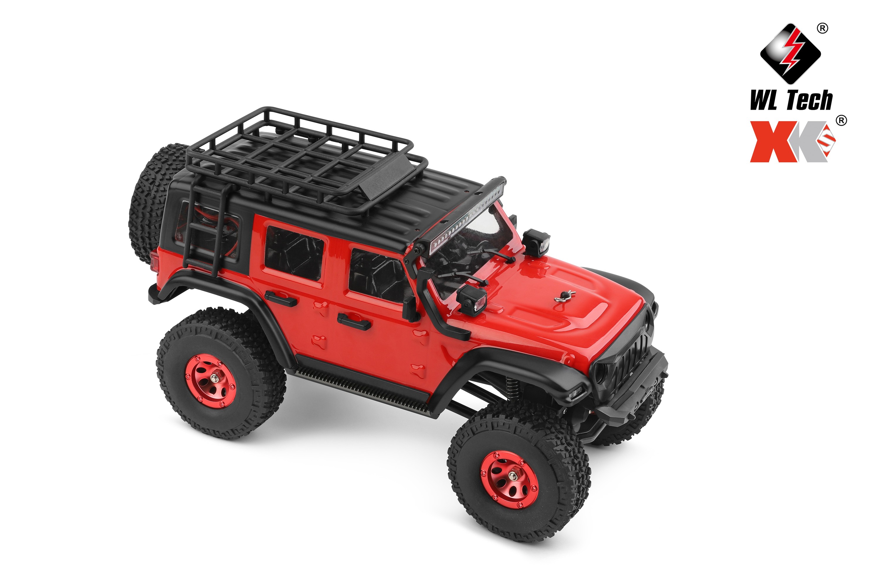 WLtoys 2428 1:24 4WD RCカー 2.4G LEDライト付き オフロード車両