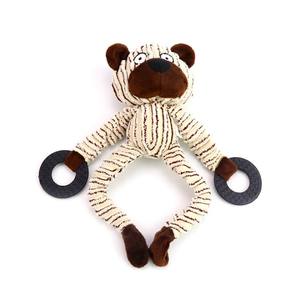 الحيوانات الأليفة صرير لينة صوت لعبة الحيوان مستلزمات الحيوانات الأليفة لعبة قرد من القماش المحشو الحيوانات الأليفة لعبة - Product Image 2