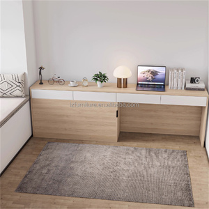 Factory Wholesale Multifunctional Tatami Bedroom <b>Sets</b> Furniture Durable Solid Storage Bed and <b>Desk</b> Combo for Studio Apartments - Product Image 3