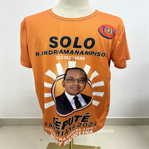 Camiseta de campaña electoral básica personalizada personal de gran tamaño de alta calidad Camisetas políticas lisas en blanco - Product Image 6