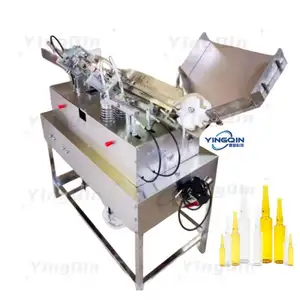 Hot Selling Making Oral Liquid Glass Bottle Hydrogen Oxygen Flame Wire Drawing M Ampoule Filling And Sealing Machine