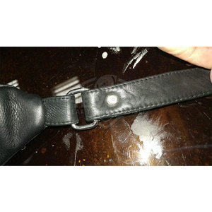 Sac de taille en nylon imperméable pour hommes Petit sac de messager latéral pour l'extérieur Couleur noire - Product Image 5