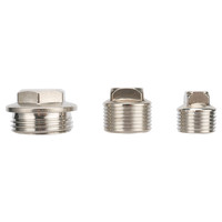 Accessoires de plomberie à prix d'usine, raccords de tuyauterie en acier inoxydable 201, bouchon d'extrémité à filetage mâle 1/2, 3/4, 1 pouce