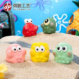 ของตกแต่งเรซิ่นรูปการ์ตูน Dp รูปสัตว์ขนาดเล็ก ของตกแต่งโต๊ะทำงาน ของตกแต่งบ้าน ของขวัญงานฝีมือ - Product Image 1