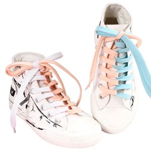 Unisex Classic Sports Shoe Strings Flat Polyester Sneakers Accessoires Thickened Sports <b>Laces</b> for Women and Men - Product Image 1