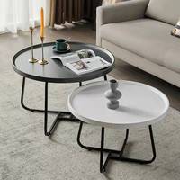 Moderner Neuer Design-Couchtisch Hochwertiger Runder Kaffee- und Teetisch für Kleine Wohnzimmer Hotels