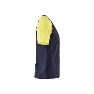 BLAKLADER - 351510308833XXXL T-<b>shirt</b> <b>Navy</b> <b>Blue</b>/Yellow - EAN 7330509685334 WORK T-<b>SHIRTS</b> AND <b>POLO</b> <b>SHIRTS</b> - Product Image 4