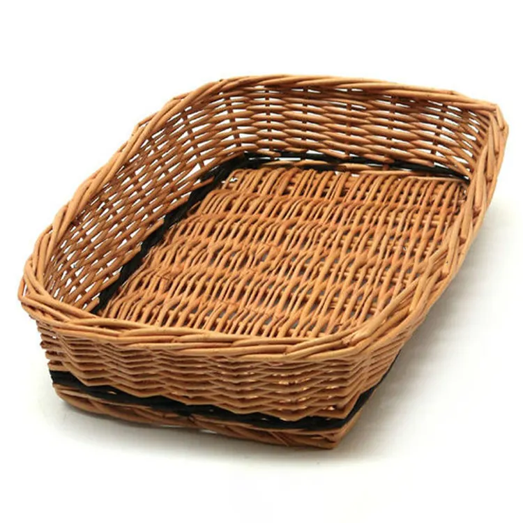 Натуральные плетеные корзины для хлеба оптом