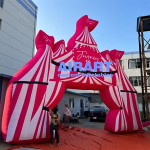 Carpas inflables personalizables de arco de circo de 7 metros de altura para artículos de decoración de eventos con logotipo personalizable - Product Image 1