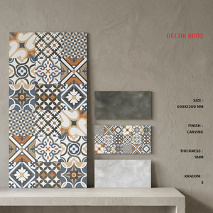 Goodone 600x1200mm Polished Carving Porcelain Tiles Decorative Floor <b>Wall</b> Premium Indian Design - Product Image 2