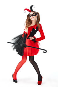 Kostum Badut Sirkus Profesional Seksi untuk Halloween - Product Image 5