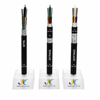 Kabel Serat Optik Luar Ruangan 4 Core GYTA53, Jaket Ganda, Lapis Baja Ganda Aluminium & Baja, Kabel Terpendam Langsung