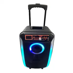 12 Zoll profession eller Trolley Bluetooth-Lautsprecher drahtloses 2000-W-Subwoofer-Soundbox-Karoke-Soundsystem