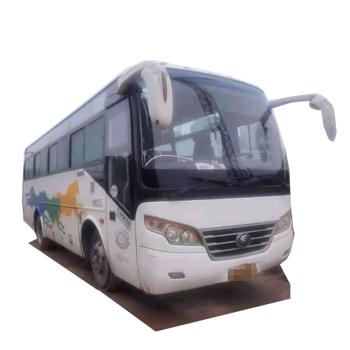 Used Yutong Bus SLK6806 Diesel 33 Seats 9metre Bus for Sale Yuchai Engine Transmission Origin Type LHD Driver Steering