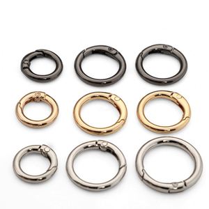 Wholesale Metal <b>Spring</b> O Keychain Round Carabiner Keyrings Snap Hook Buckle Bag Chain Rings <b>Clip</b> Replacement Paracord - Product Image 1