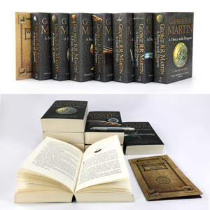 Collins Song Ice Fire Original English Novel Set 7 Livres Édition Complète <span class=keywords><strong>Game</strong></span> <span class=keywords><strong>of</strong></span> <span class=keywords><strong>Thrones</strong></span> Coffret Importé en Papier Léger - Product Image 4