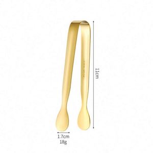 Factory Price Bulk 304 Stainless Steel Cube Sugar Food Tongs <b>Mini</b> Ice Tongs - Product Image 4