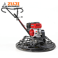 Ponceuse latérale à moteur thermique ZUJI ZJ100, profondeur de travail 8-10 cm, 150 tr/min, truelle à bordure pour béton, 5,5 CV, boîte de vitesses, outil industriel pour sols