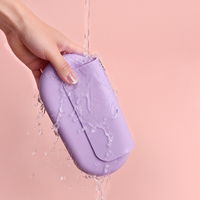Sac de maquillage en silicone réutilisable personnalisé en usine, pochette de rangement portable pour voyage, trousse de toilette et de beauté, sacs et étuis cosmétiques