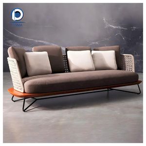 Factory Direct Custom Modular Wicker <strong>Rattan</strong> <strong>Sofa</strong> Lounge Set Dining Table Combination Hotel Villa Outdoor Furniture - Product Image 3