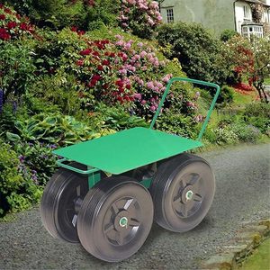 Japanese Style Rolling Garden Stool 360 Degree Swivel Seat <strong>Cart</strong> for Yard Planting <strong>Weeding</strong> Tool - Product Image 5