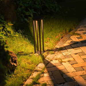 Luces de Pilar LED con energía solar, lámpara de bolardo de jardín impermeable para decoración de caminos y césped al aire libre, focos solares para paisaje - Product Image 6
