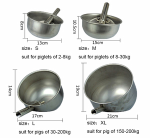 Aço inoxidável Bico Beber Tigela para Porcos Automatic <span class=keywords><strong>Pig</strong></span> Água Beber Tigela - Product Image 4