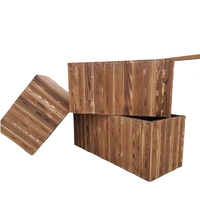 Jardinière surélevée en bois galvanisé sur mesure pour légumes et fleurs, option suspendue écologique, fabrication OEM