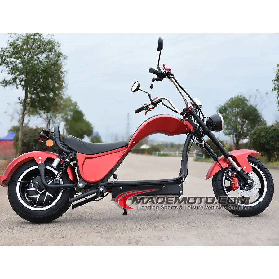 E Chopper Citycoco Fat Tyre-Past Twee Personen (1 Eenheid) 2000W Cobra Elektrische Scooter