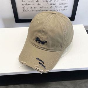 Wholesale High Quality 100% Cotton Custom Embroidered Distressed Brim Vintage <b>Baseball</b> <b>Cap</b> Distressed Hat - Product Image 5