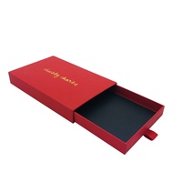 Tiroir en carton de taille personnalisée glissant cadeau blanc papier emballage tiroir organisateur boîtes