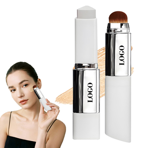Cosmétiques coréens : Stick de fond de teint transformable à double embout avec pinceau de mélange blanc adaptant sa teinte à la peau pour un look naturel - Product Image 1