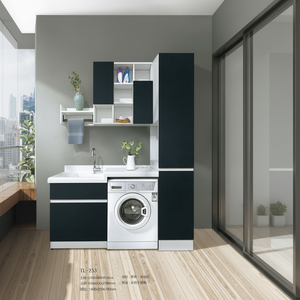 Mueble <span class=keywords><strong>de</strong></span> Baño y Lavandería Moderno <span class=keywords><strong>de</strong></span> Acero Inoxidable, Ecológico, Montado en la Pared, con Dimensiones Personalizables - Product Image 6