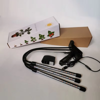 Lampes de culture pour plantes Joystar à 3 têtes, LED rouge et bleue pour le soutien de la floraison, avec gradation à 6 niveaux, contrôle indépendant, minuterie, coffret cadeau OEM