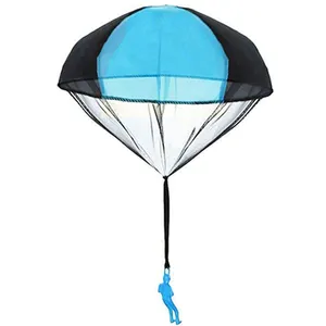 New Kids Outdoor Funny Sport army Toys Red Hand Throwing Parachute Game Play Toys Fly Parachute Sport Parachute Toys For Kids