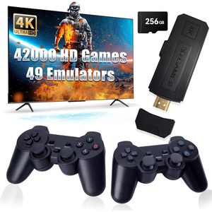 Gwalsnth 42000 Mini Không Dây Retro Trò Chơi Giao Diện Điều Khiển 49 Giả Lập 256GB Thẻ SD Hai 2.4Ghz EU/Nhật Bản Cắm Sử Dụng - Product Image 1