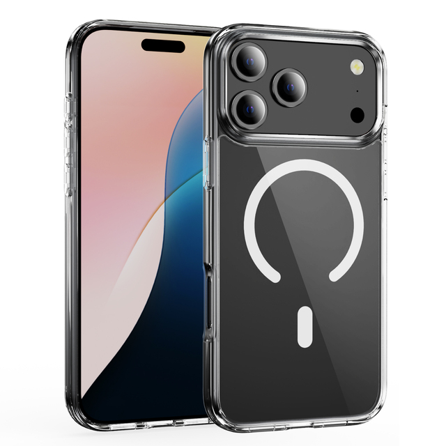 New Clear Magnetic Phone Case for iPhone 18 Pro Max Slim Anti-Scratch Shockproof Mobile Cover for iPhone 18 17 16 15 14 13 12 11